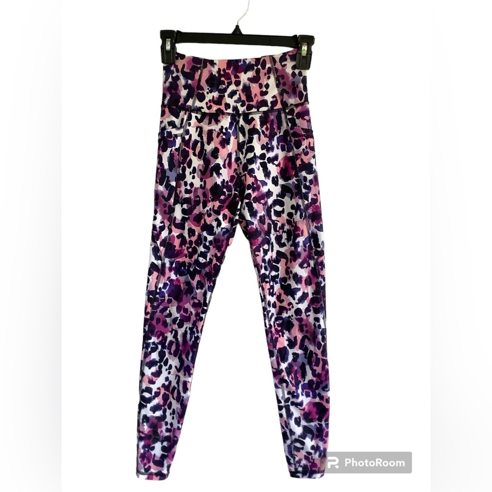 Kinesis XS Leggings Full Length Compression Abstract Print